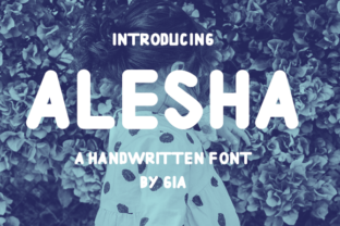 Alesha: A Handwritten Font for Web Design