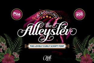 Alleyster: A Stylish Script Font for Marketers