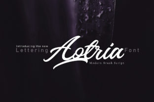 Aotria: Elegant Handwritten Font for Crafters