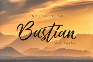 Bastian Font: Handmade Script for Web Design