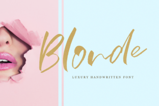Blonde Font for Professional Branding