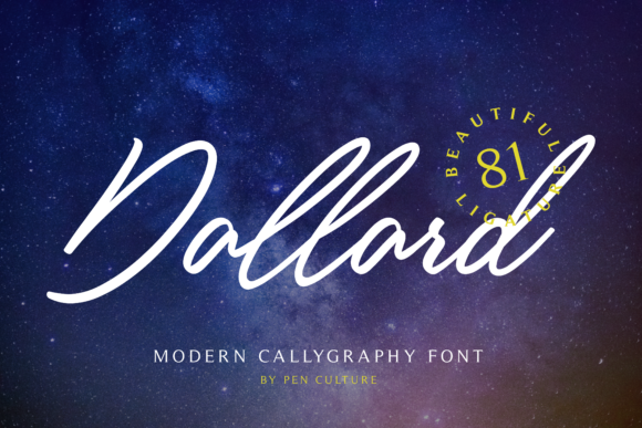 Dallard: A Modern Calligraphy Font