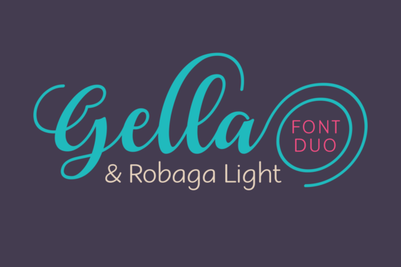 Gella Robaga Duo: A Font for Creative Campaigns