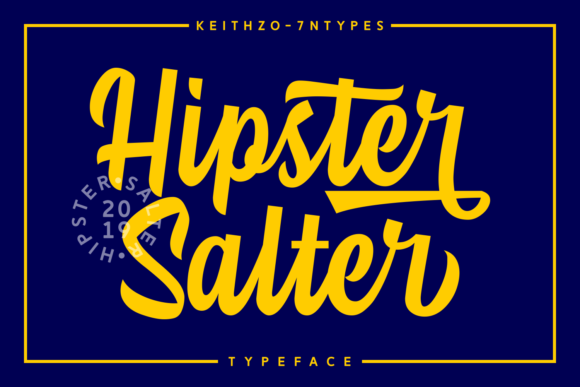 Hipster Salter: Bold Font for Impactful Design