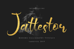 Jattestor: A Modern Calligraphy Typeface