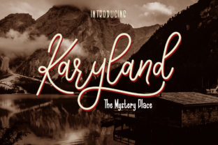 Karyland Duo Font for Creative Projects