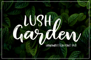 Lush Garden Duo Font for Business