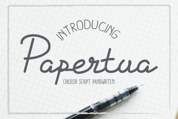 Papertua: A Handwritten Font for Web Design