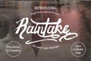 Raintake: A Bold Script Font