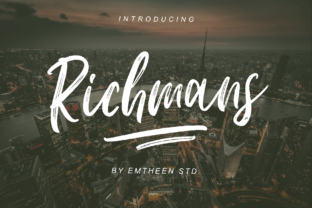 Richmans: A Script Font for Elegant Design