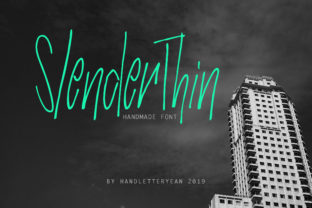 Slender Thin: A Font That Speaks Volumes
