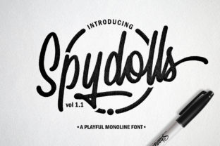 Spydolls: A Bold Font for Creative Campaigns
