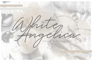 White Angelica: A Elegant Script Font