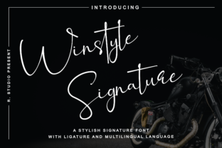 Winstyle Signature Font for Elegant Design